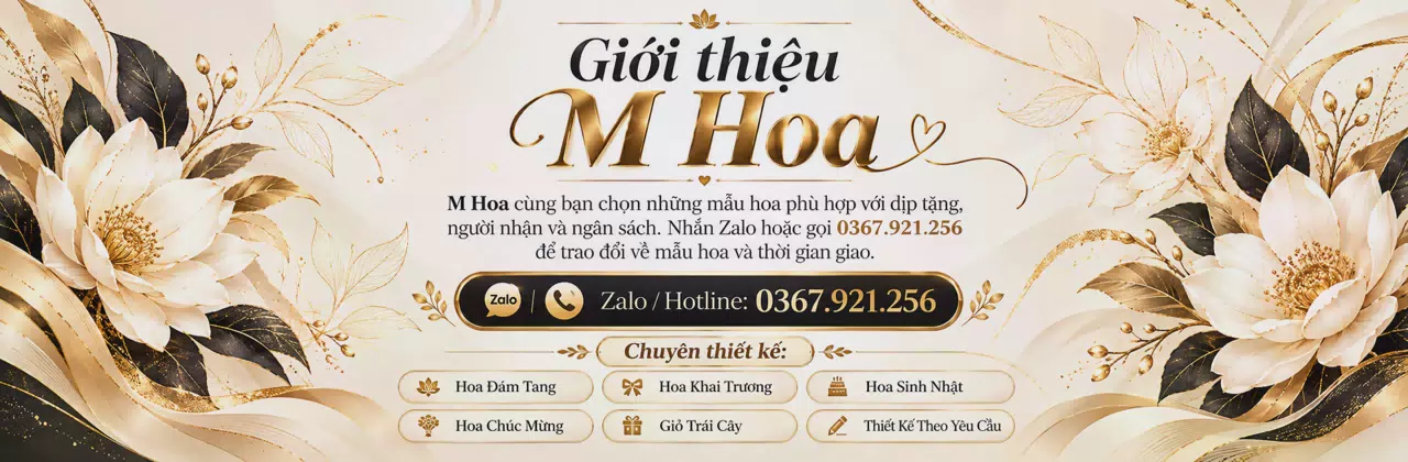 Ảnh bìa Shop hoa tươi Xã An Nghĩa Phú Thọ - Chọn hoa gửi đúng tâm tình